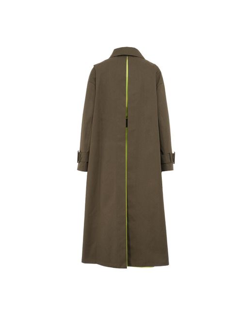 Herno Green Belted Trench Coat