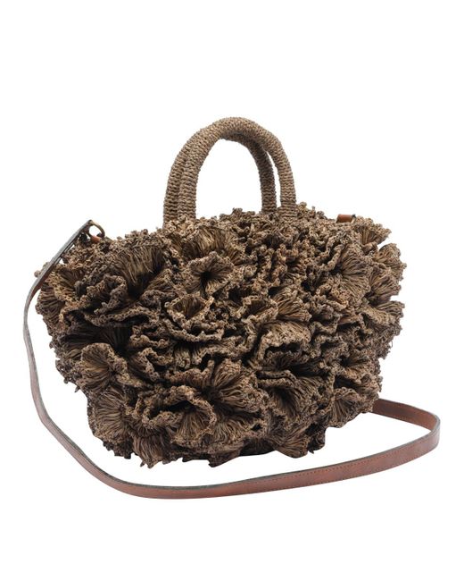 IBELIV Brown Coral Hand Bag
