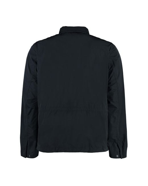 Aspesi Black Stringa Nylon Jacket for men