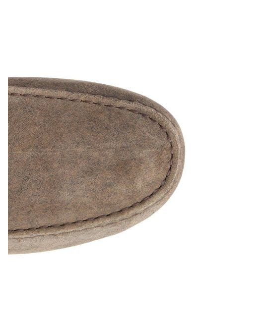 Tod's Gray Gommino Leather Loafers for men