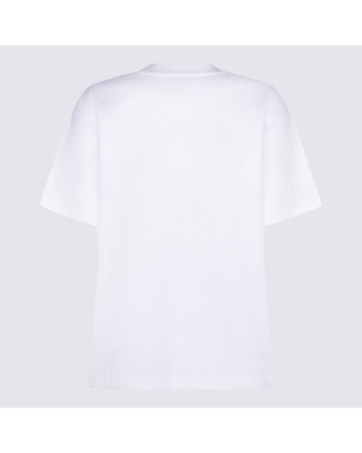 Moschino White T-Shirts And Polos _Co
