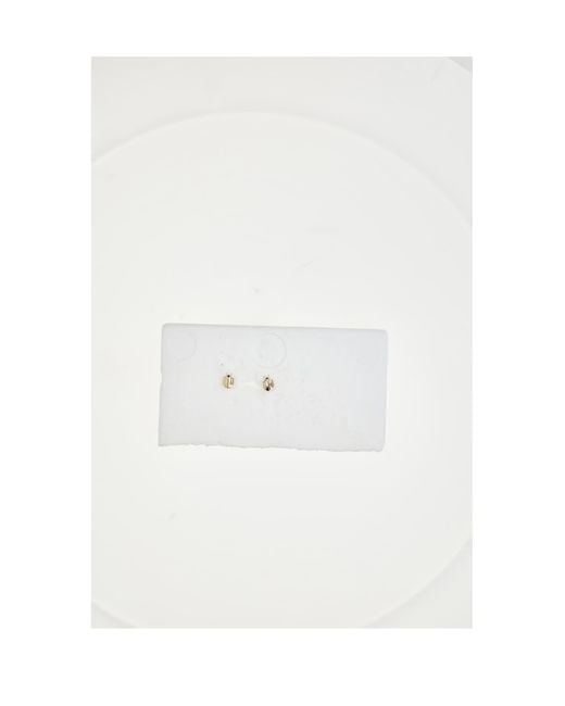 Dior White Earrings Lady Spark Brass
