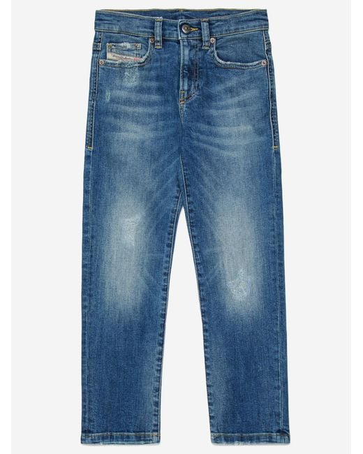 DIESEL Blue D-Viker Cotton Jeans Cotone for men