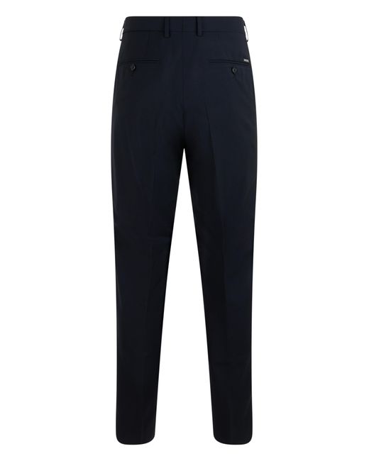 Boss Blue Chinos Virgin Wool for men