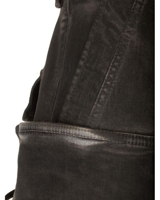 Rick Owens Gray Stefan Low-rise Cargo Jeans for men