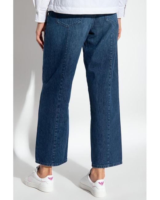 Emporio Armani Blue Regular Fit Jeans