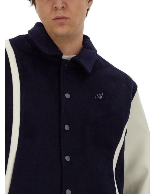 Axel Arigato Blue Varsity Jacket