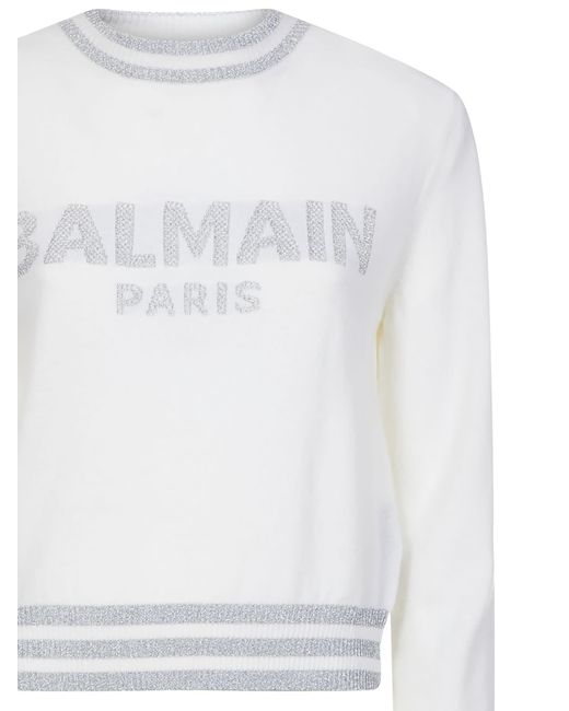 Balmain White Sweater