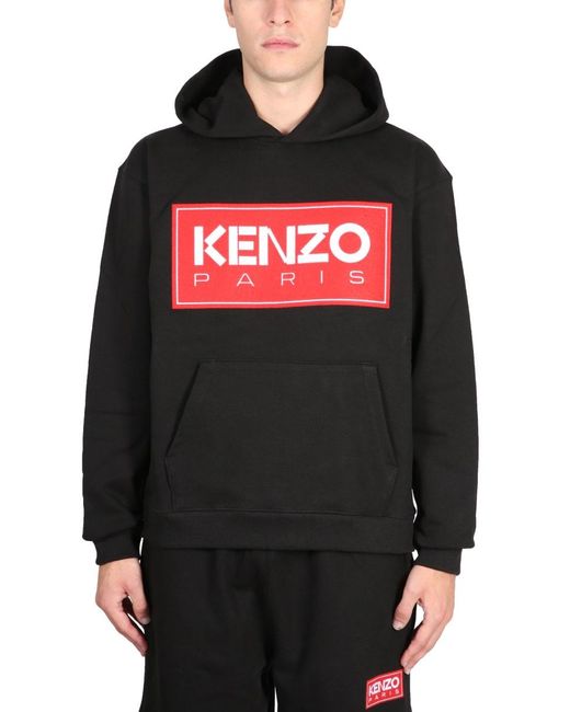 KENZO Red Sweatshirt With Logo for men