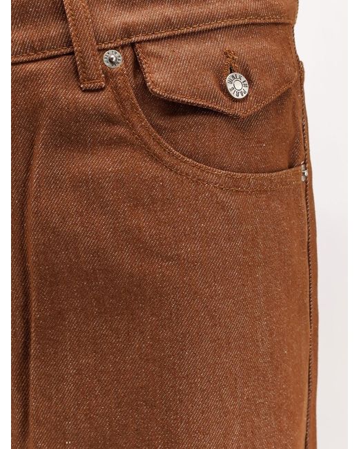 Walk In Paris Brown Baggy Denim Trousers for men