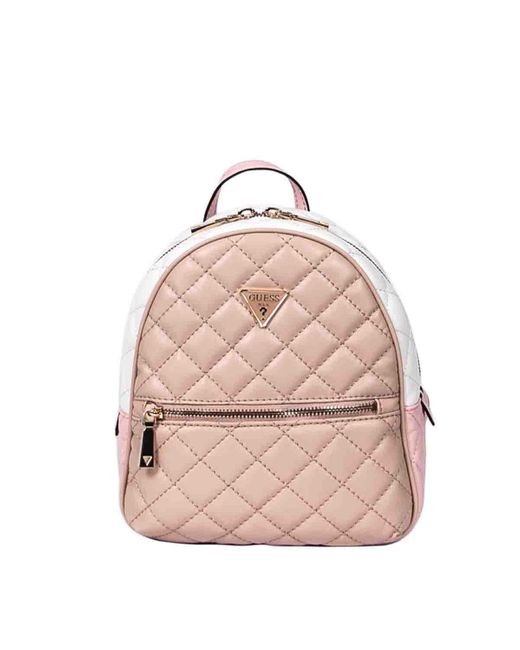 Guess Cessily Backpack in Pink - Lyst