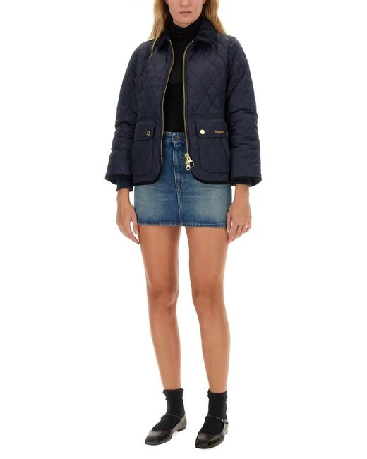 Barbour Blue Jacket With Zip