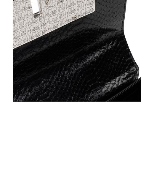 Versace Black Shoulder Bag With Logo