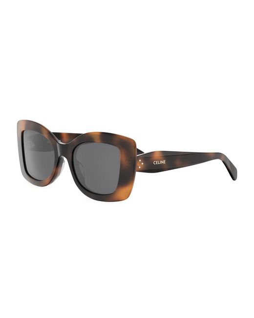 Céline Brown Cl40324U 3 Dots 53A Havana Sunglasses