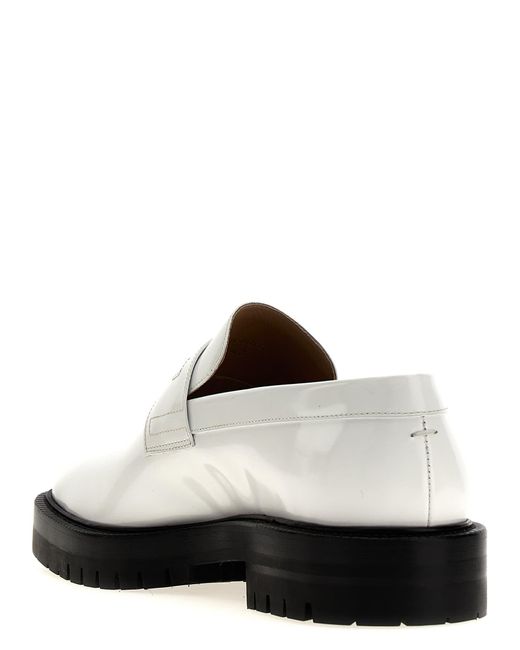 Maison Margiela White 'Tabi' Loafers for men