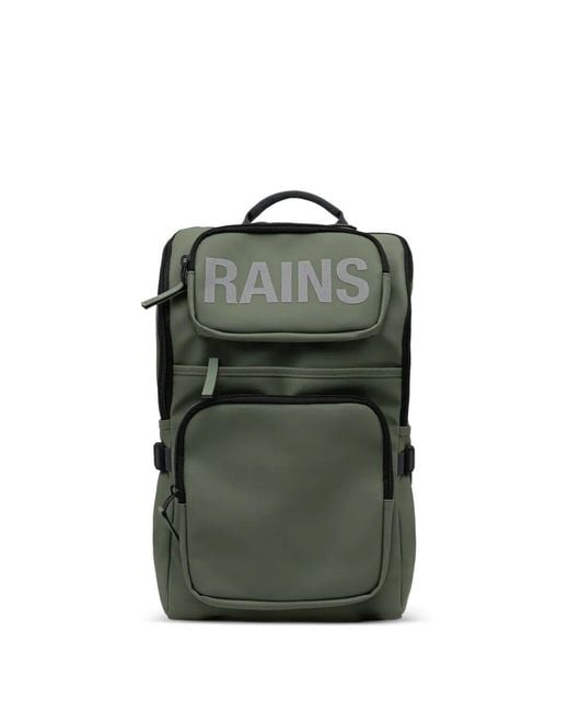 Rains Green Texel Cargo Backpack W3 Pu-Lining Pl Bag for men