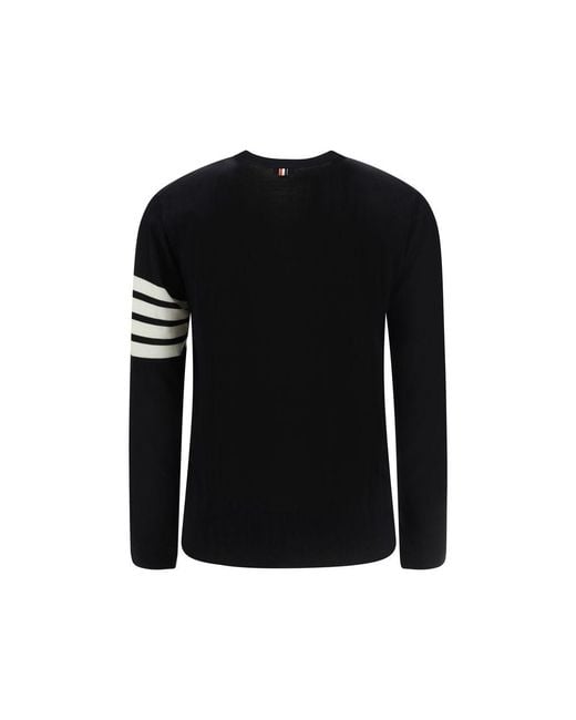 Thom Browne Black Cardigan for men