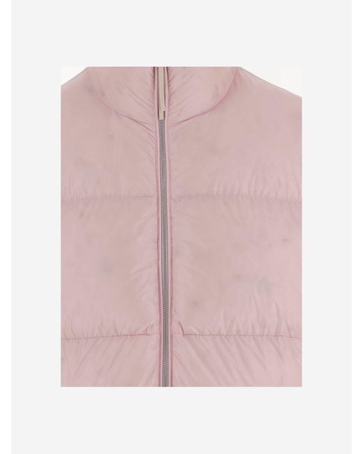 Jil Sander Pink Nylon Down Jacket