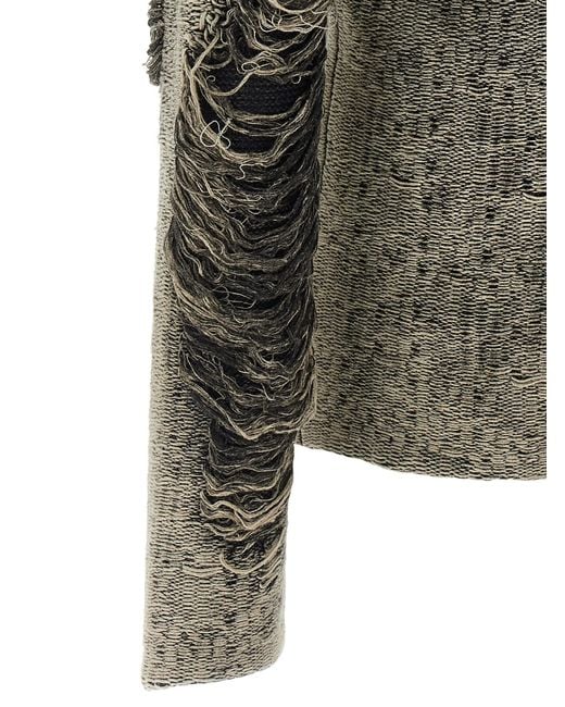 DIESEL Gray K-Fjordi Sweater for men