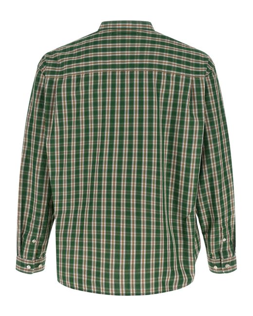 Undercover Green Cotton Blouse for men