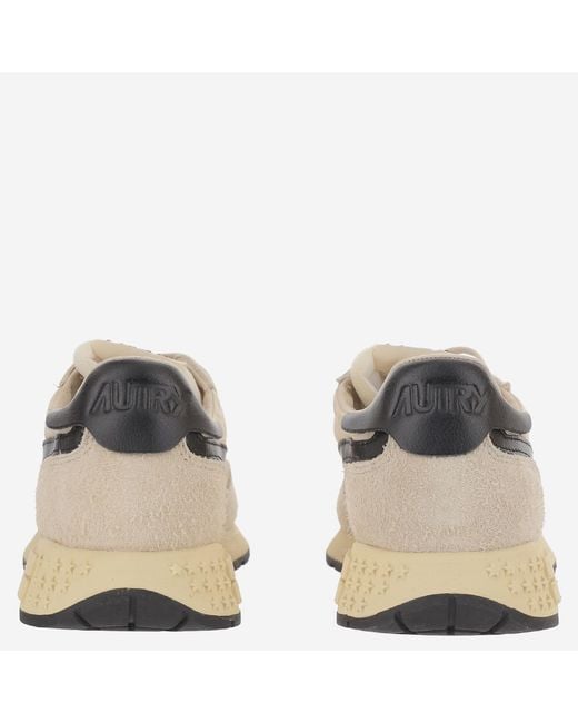 Autry Natural Sneakers Reelwind Leather Trainers for men
