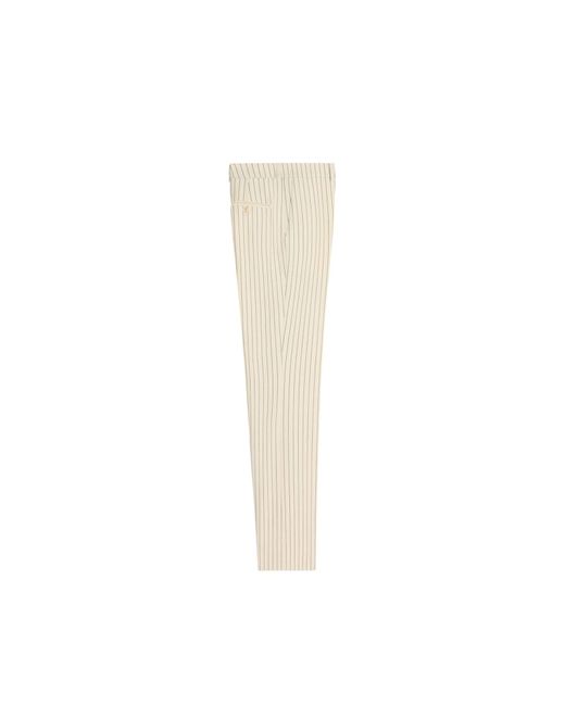 Céline Natural Wool Striped Pants for men