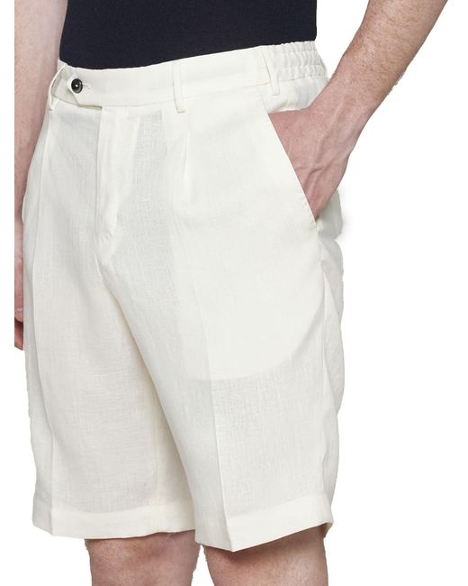PT01 White Shorts for men