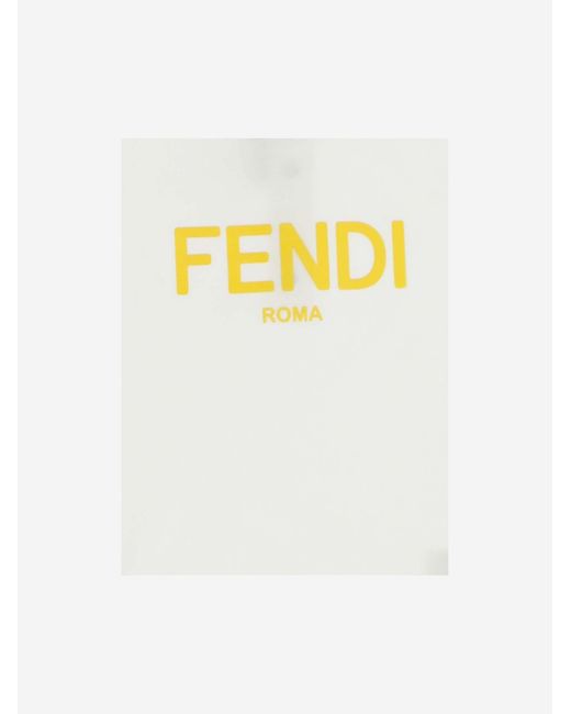 Fendi White T-Shirt Cotton Jersey T-Shirts for men