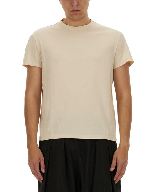 Maison Margiela White Jersey T-Shirt for men