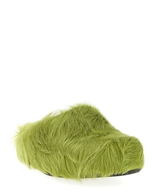 Marni Green 'Fussbett' Sabots for men