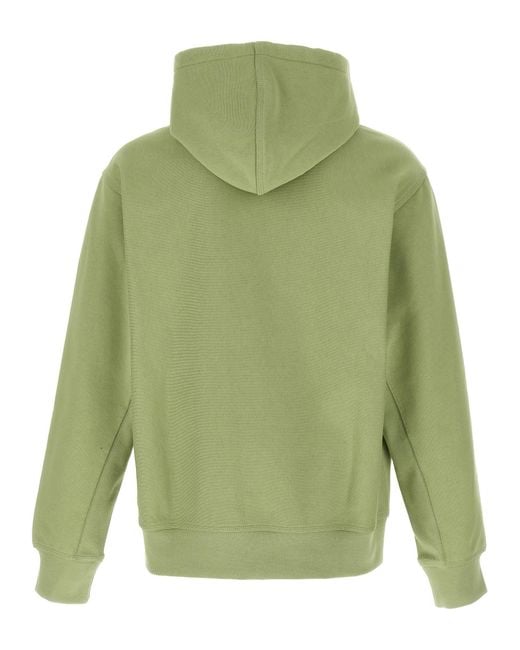 Carhartt Green American Script Hoodie for men