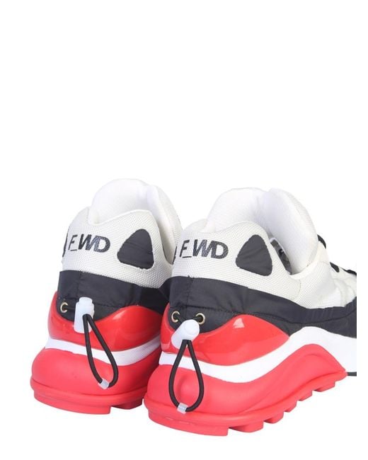Forward White Nylon And Mesh Sneakers Trainers