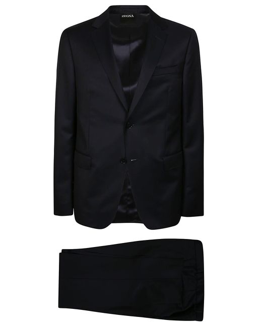 Zegna Black Luxury Tailoring Suit for men