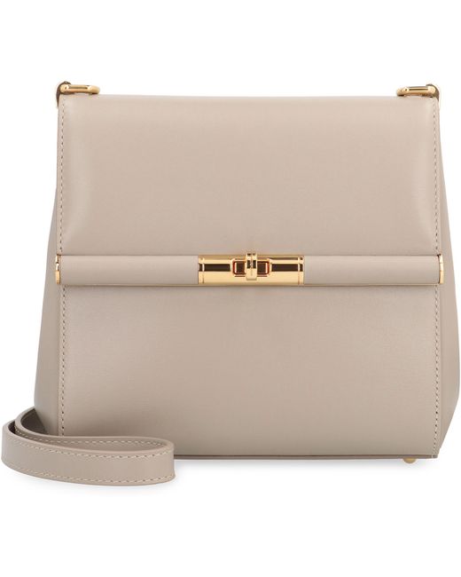 Dolce & Gabbana Natural Crossbody Bag City Marlene Calfskin Calf Leather Shoulder