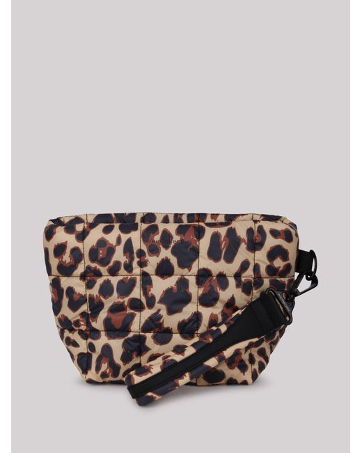 VEE COLLECTIVE Multicolor Vee Collective Leopard-Print Padded Clutch