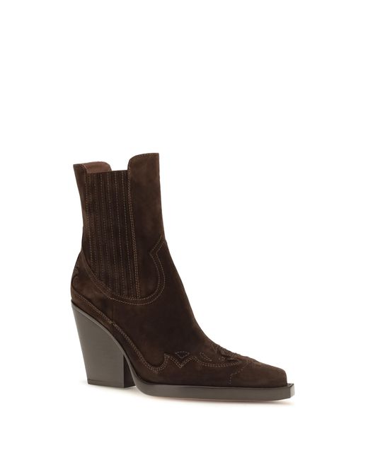 Paris Texas Brown Ankle Boots Dallas Suede