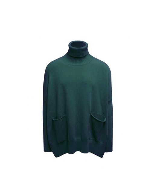 Ma'ry'ya Green Wool Sweater