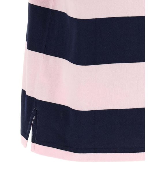 Coperni Blue Striped Polo Shirt