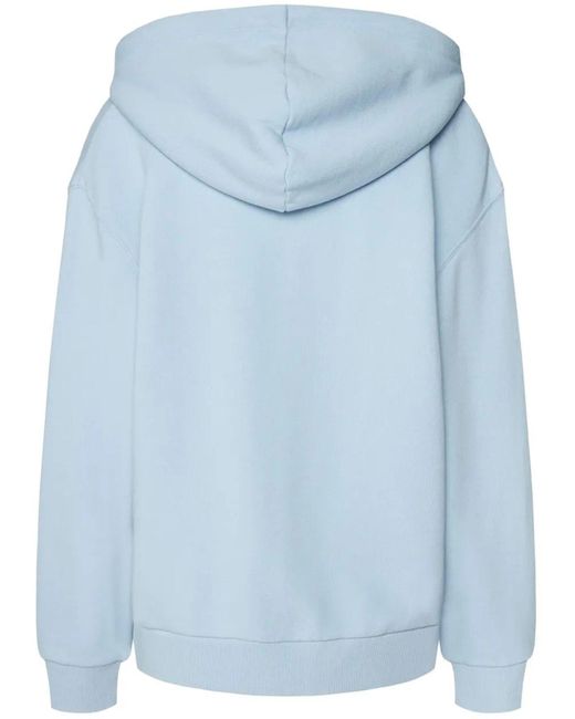 Tommy Hilfiger Blue Logo Embroidered Drawstring Hoodie