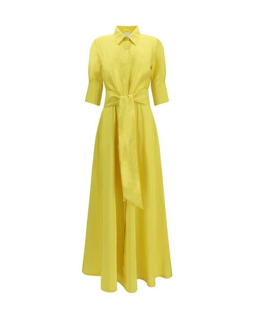 Sara Roka Yellow Marysole Long Dress