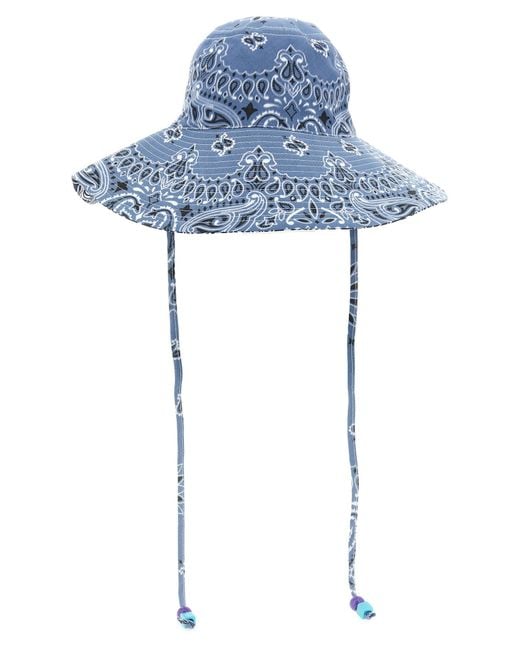 Call it By Your Name Blue Bandana Reversible Hat Cotton