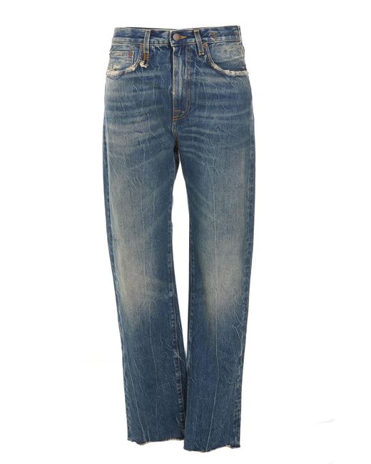 R13 Courtney Denim Jeans in Blue Lyst