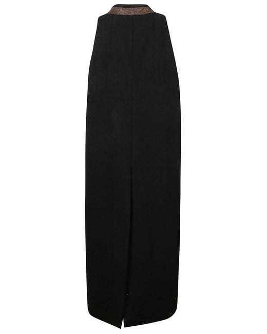 Rick Owens Black Sleeveless Cyclops Coat