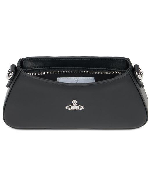 Vivienne Westwood Black Shoulder Bag With Orb Polyester