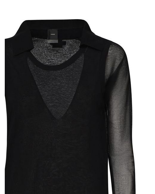 Pinko Black Midi Dress
