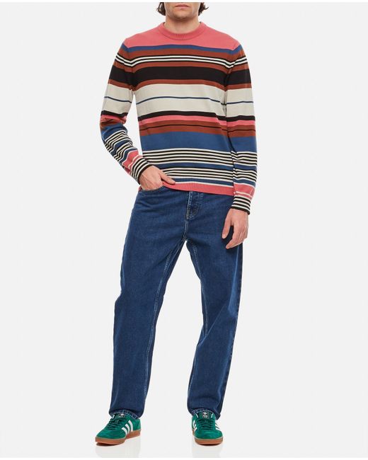 Paul Smith Red Sweater Crewneck for men
