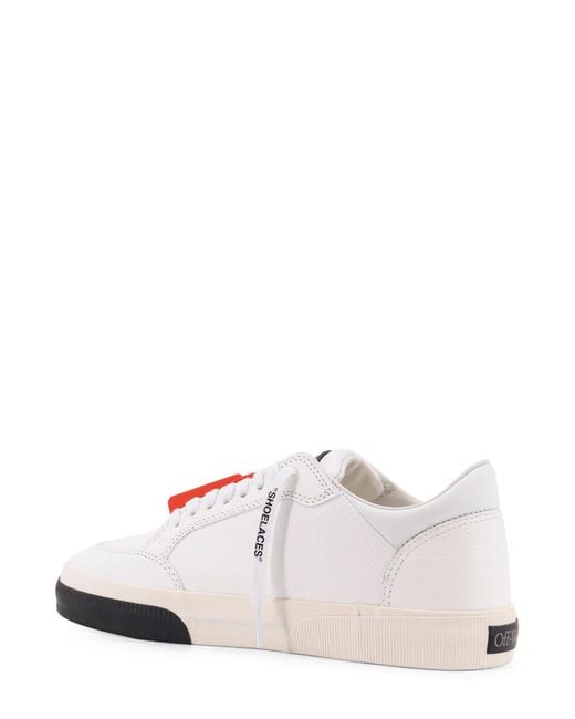 Off-White c/o Virgil Abloh White Vulc Low Low-Top Leather Sneakers for men