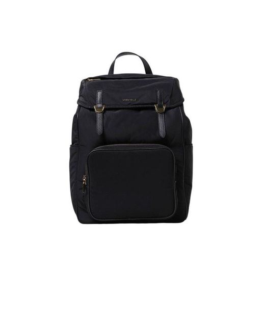 Coccinelle Black Backpack Polyester Bags Backpacks