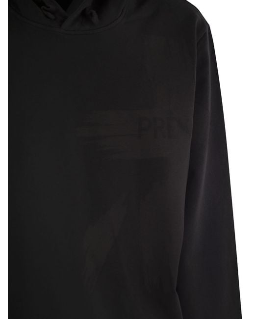 Premiata Black Sweatshirt Pr352230 With Hood for men