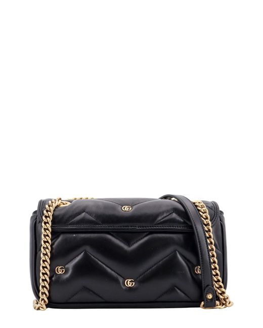 Gucci Gray Gg Marmont Shoulder Bag